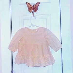 Baby Cat & Jack 3-6 month cream dress